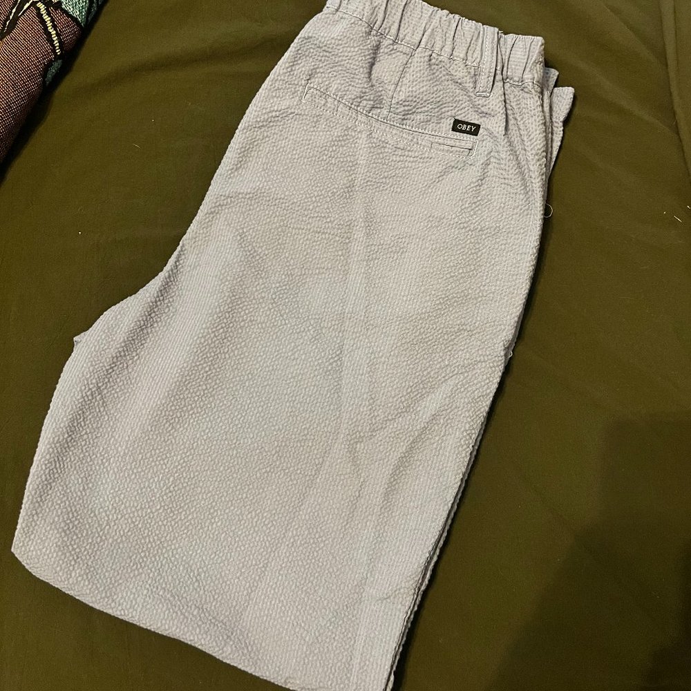 Obey Light Blue Pants Size L